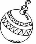Disegni di Natale: palline di natale